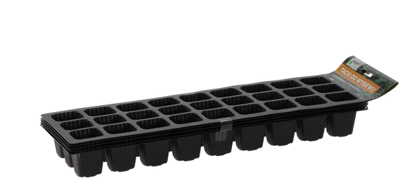 SET DE 5 TĂVI PENTRU PLANTARE/SEMĂNA DIN PLASTIC CU 27 CELULE