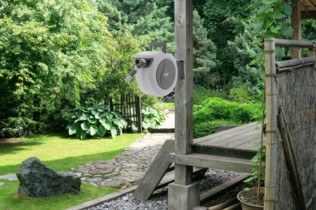 Automatický naviják zahradní hadice s hadicí - 30 m *9715
