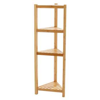 BAMBOO SHELVES WITH FOUR LEVELS 34x34x99 CM