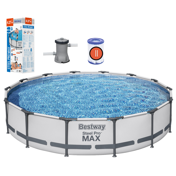 RÁMOVÝ BAZÉN 427 X 84 CM (BAZÉN, FILTRAČNÉ ČERPADLO) *3642 *3210 *8897