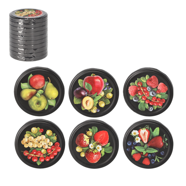 KPL. 10 CAPAC FI 82 MIX FRUCTE NEGRU MAT KLIK /079/*1922