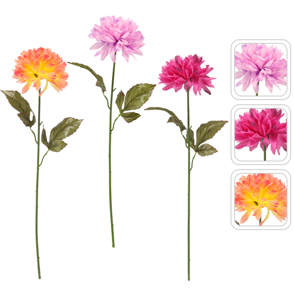 UMELÁ VETVA - CHRYSANTÉM 67 CM MIX FARIEB bal.=120 ks *3031