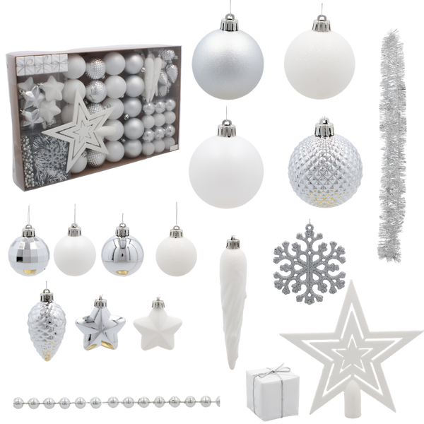 KPL. 60 SILVER / WHITE BOMBS *3719