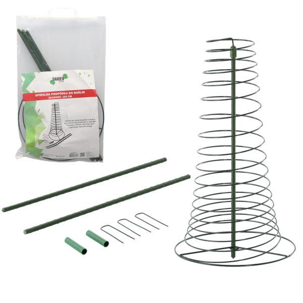SPIRAL SUPPORT FOR PLANTS LENGTH UP TO 150 CM