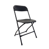 KRZESŁO CATERINGOWE SKŁADANE 49,5 x 45 x 81 CM CZARNE