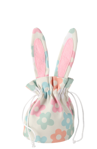 VELIKONOČNÍ KOŠÍK 15,5 x 26 CM S UŠIMA ZAJÍCE MIX 3 VZORŮ *9038