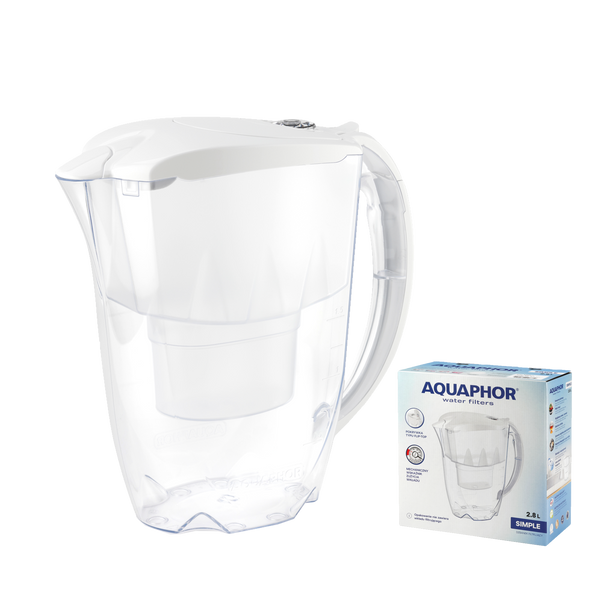 POT SIMPLE 2,8 L FĂRĂ CARTUȘ ALB *7389