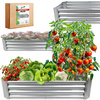 VEGETABLE-FLOWER BED 180 X 90 X 30 CM RECTANGULAR GALVANIZED