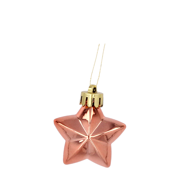 SET OF 60 CHRISTMAS ORNAMENTS OLIVE/COPPER/GRAPHITE MIX DESIGNS