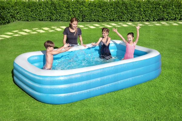 Bestway® 10' x 6' x 22"/3.05m x 1.83m x 56cm Blue Rectangular Pool