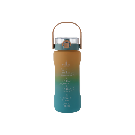 BOTTLE 2000 ML FOR WATER BLUE OMBRE