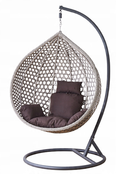 HANGING CHAIR SIZE. XL GREY, CUSHION GREY, FRAME DARK GREY *0223