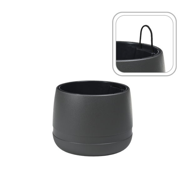 KYBO KOMA VÁZA 350MM - antracit*21099