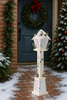 CHRISTMAS WHITE LED LANTERN 20 x 20 x 120 CM