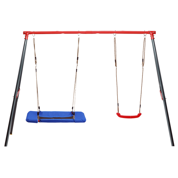 TWO-SEATER GARDEN SWING 290 x 180 x 200 CM
