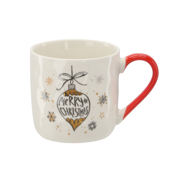 KUBEK PORCELANOWY 320 ML MIX ŚWIĄTECZNYCH WZORÓW *1865