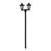 SOLAR TWIN HEAD STAKE LIGHTS LED 27,5 x 27,5 x 152 CM