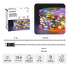 LAMPKI LED DRUCIKI NA SZPULI 500L MULTIKOLOR, DŁ. 3 + 50 M *8547