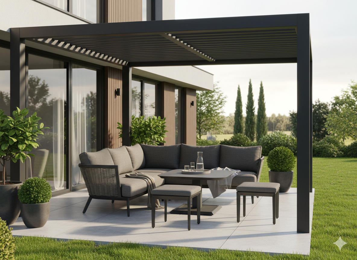 ZESTAW MEBLI ALUMINIOWYCH "TALLINN" (SOFA NAROŻNA + 2 PUFY + STOLIK Z REGULOWANĄ WYS.) SZARY + SZARE PODUSZKI pol_pl_ZESTAW-MEBLI-ALUMINIOWYCH-TALLINN-SOFA-NAROZNA-2-PUFY-STOLIK-Z-REGULOWANA-WYS-SZARY-SZARE-PODUSZKI-9058_9