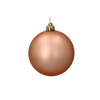 SET OF 20 BAUBLES 8 CM OLIVE/COPPER/GRAPHITE MIX DESIGNS