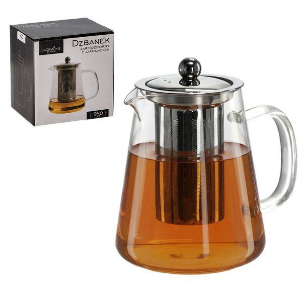 GLASS TEAPOT 950 ML