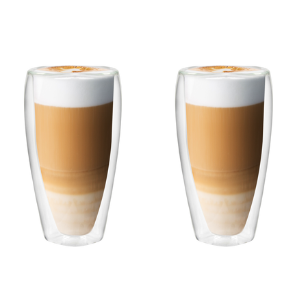 SADA. 2 SKLENIC TERMICKÝCH S DVOJITOU STĚNOU 430 ML *9814