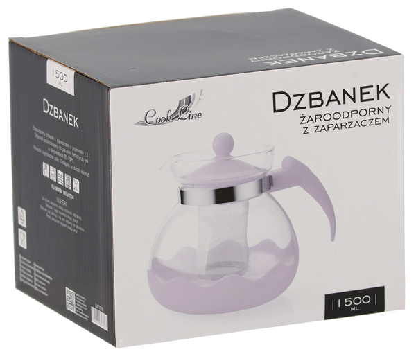 POT ARZĂTOR REZISTENT LA CĂLDURĂ CU INFUZOR 1,5 L *7716