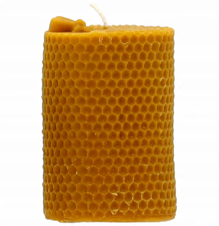 Silicone mold for candles decorated cylinder with bee