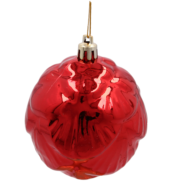 SET OF 24 CHRISTMAS BAUBLES RED, SILVER, GOLD