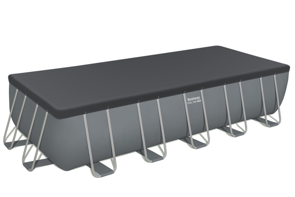 FRAME POOL 6.40 X 2.74 X 1.32 M (POOL, SAND PUMP, LADDER, COVER, DISPENSER)