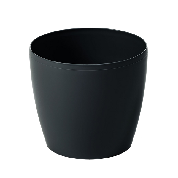 VAZĂ-POT DIN MAGNOLIE 250 MM NEGRU*42050