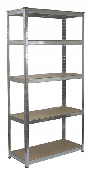 DVA REGÁLY 5-ÚROVNĚ 90x30x180 CM NOSNOST POLICE:175 KG *0885