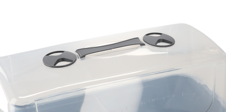 STÓŁ SZKLARNIOWY Z POKRYWĄ 76 x 38 x 83 CM ANTRACYT *3982