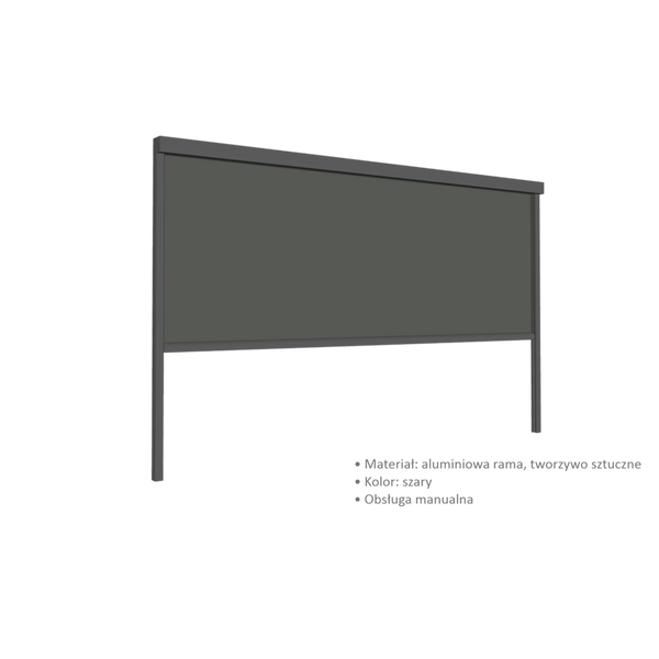 ROLETA ZIP DO PERGOLI ALUMINIOWEJ 4 M