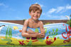 58"x58"x48" Canopy Play Pool
