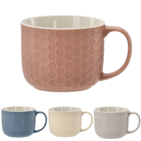 Porcelánový hrnček 480 ml "HONEY" balenie=4ks *7322