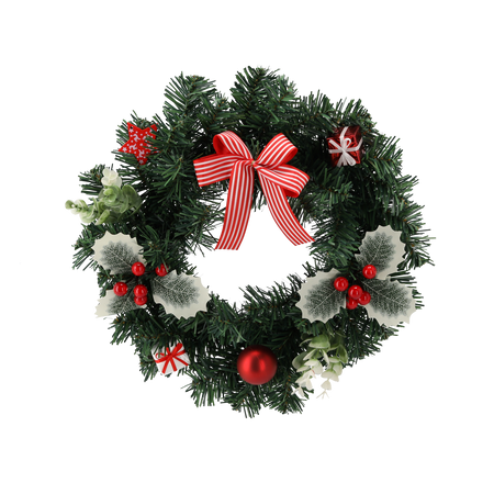 VIAZANKA NA VIANOCE 30 CM ČERVENÁ S HOLLY *2453