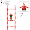 SANTA CLAUS CLIMBING THE LADDER 121 CM