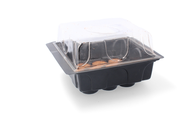 ZESTAW DO KIEŁKOWANIA (MINISZKLARNIA + 12 KRĄŻKÓW TORFOWYCH) opak=4szt *8549