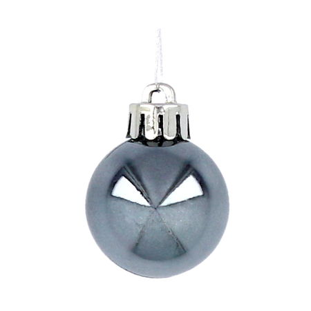 SET OF 60 CHRISTMAS ORNAMENTS OLIVE/COPPER/GRAPHITE MIX DESIGNS