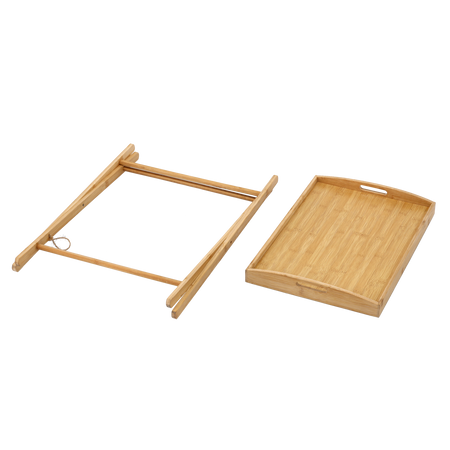 SKŁADANY BAMBUSOWY STOLIK - TACA 49 x 35 x 59 CM *6569