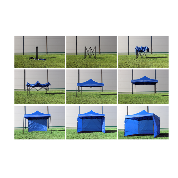 NAMIOT HANDLOWY 3 X 3 M NIEBIESKI