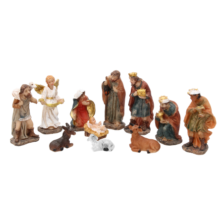CHRISTMAS FIGURINES SET 11 PCS. 5,5 CM