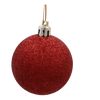 SET OF 24 CHRISTMAS BAUBLES RED, SILVER, GOLD