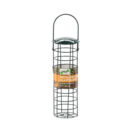 METAL BIRD FEEDER FOR FAT BALLS 7 X 24 CM