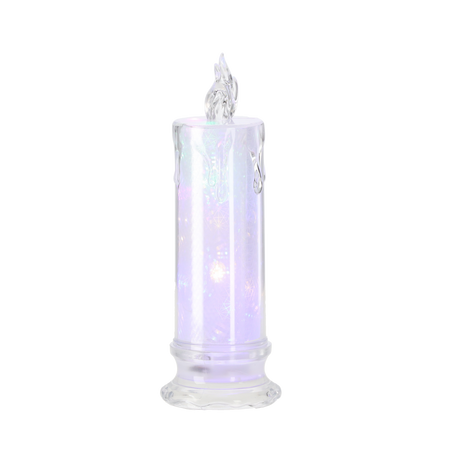 ŚWIECA LED BROKATOWA 19,5CM*4395