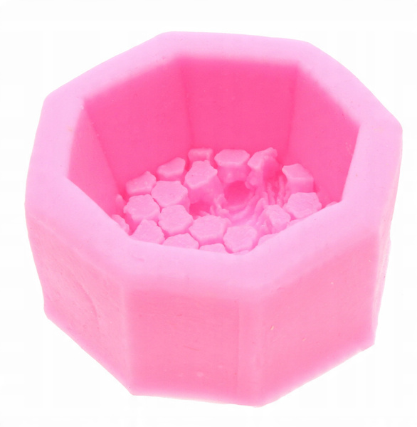 Silicone mold for candles plaster with bee