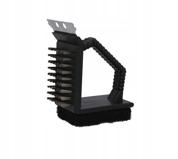GRILL BRUSH / SCRAPER WITH SPONGE