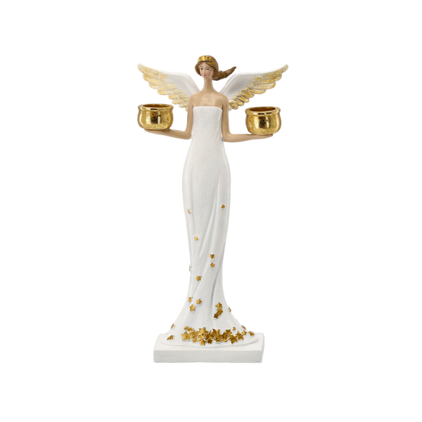 CANDLE HOLDER ÎNGER 14,5 x 7 x 29,5 CM ambalaj=1buc *0996