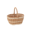 BASKET WITH HANDLE 22 x 17 x 11/21 CM